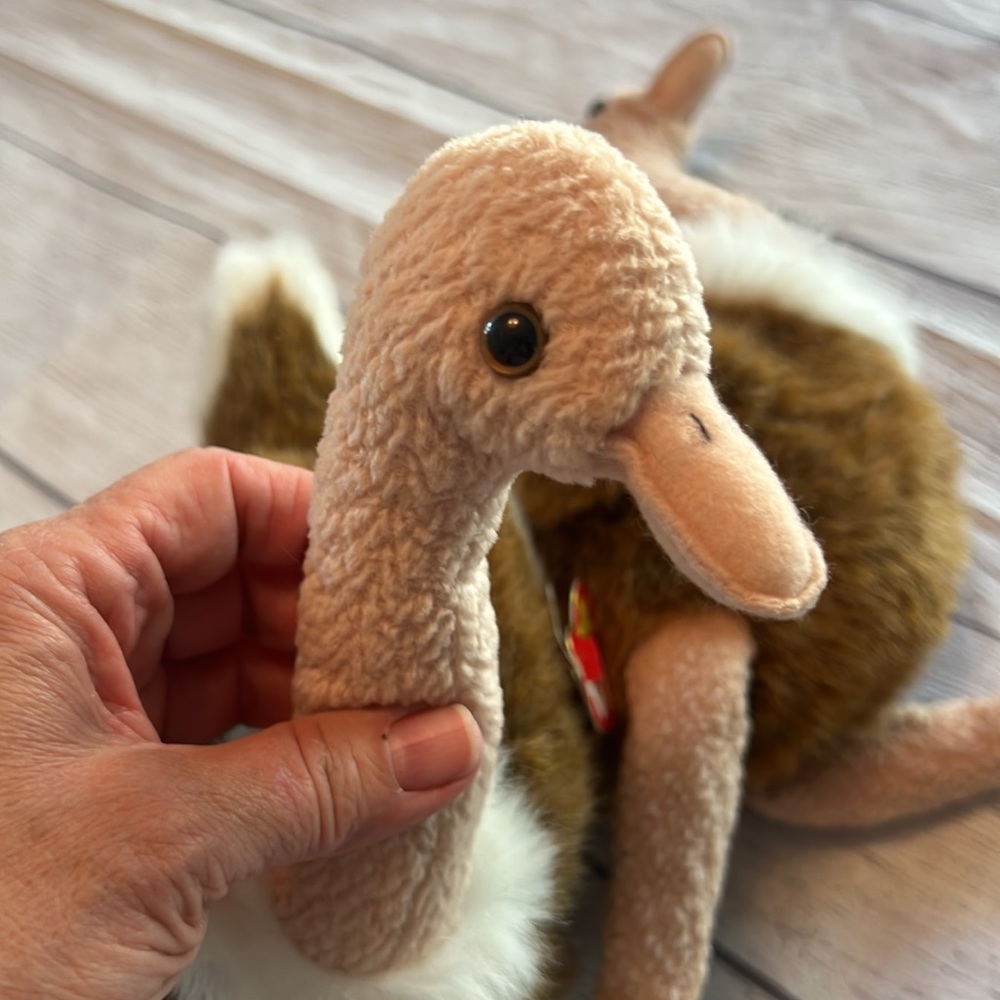 Ty Beanie Buddies “Stretch” the ostrich. Set/2. Large: approx 16”. - Picture 12 of 16